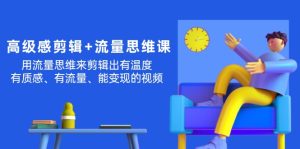 (11589期)高级感 剪辑+流量思维:用流量思维剪辑出有温度/有质感/有流量/能变现视频-聊项目