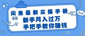 (11818期)闲鱼最新实操手册,手把手教你赚钱,新手月入过万轻轻松松-聊项目