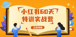 (12098期)小红书60天特训实战营(系统课)从0打造能赚钱的小红书账号(55节课)-聊项目