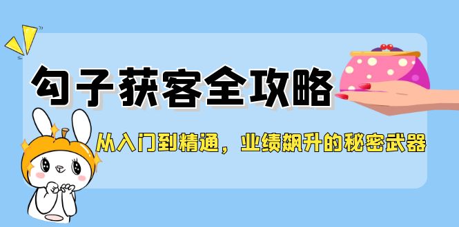 （12247期）从入门到精通，勾子获客全攻略，业绩飙升的秘密武器-聊项目