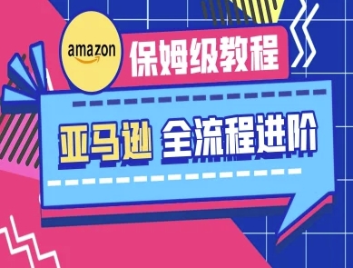 亚马逊保姆级全流程实操教程-跨境电商教程-聊项目
