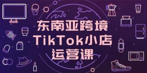 东南亚跨境TikTok小店运营课，掌握店铺设置与流量转化核心技巧-聊项目