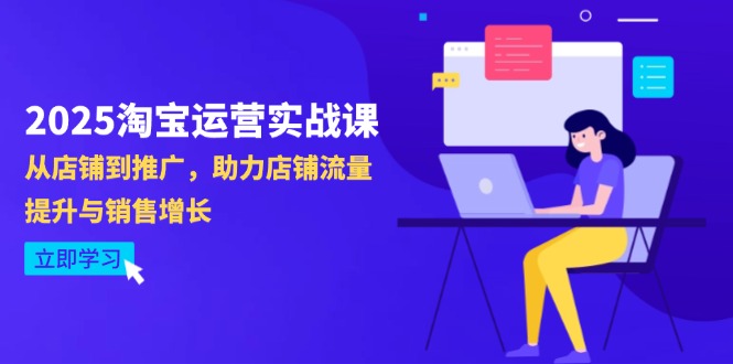 2025淘宝运营实战课-4月更新：从店铺到推广，助力店铺流量提升与销售增长-聊项目