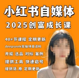 小红书电商自媒体创富课2.0版，实战打卡笔记训练营-聊项目