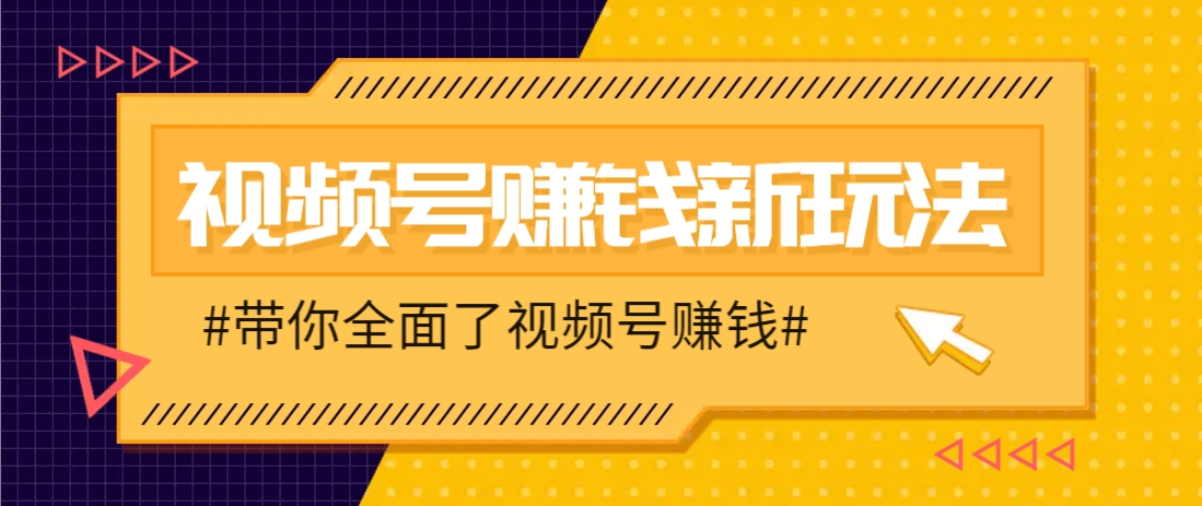 视频号短视频带货新玩法，用这个方法，一天佣金4407(附详细教程)-聊项目