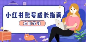 小红书账号成长指南,爆款选题+精准定位+数据分析,系统提升账号变现能力-聊项目