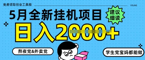 5月最新挂G项目8.0玩法，纯手机操作，稳稳日入1k+【揭秘】-聊项目