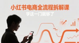 小红书电商全流程拆解课,学这一门就够了-聊项目
