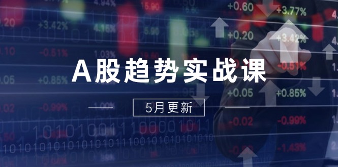 A股趋势实战课：主力动向+政策红利，2025全年策略5月更新-聊项目