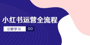 小红书运营全流程,爆款选题文案,视频制作技巧,进阶达人宝典-聊项目