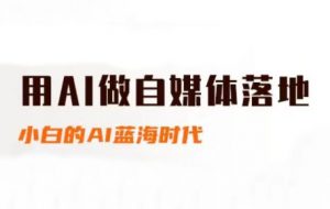 桔梗老师·用AI做自媒体落地-聊项目