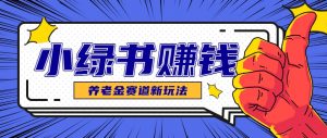 小绿书养老金赛道赚钱思路,利用业余时间轻松操作月入千元的副业项目-聊项目