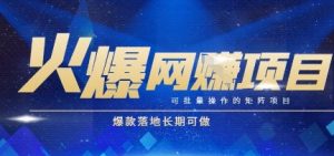 火爆全自动搬砖项目,可批量矩阵操作,爆款落地长期可做【揭秘】-聊项目