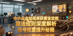 中小企业短视频获客全攻略，算法规则深度解析，账号权重提升秘籍-聊项目