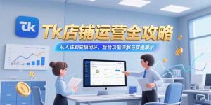Tk店铺运营全攻略，从入驻到变现闭环，后台功能详解与实操演示-聊项目