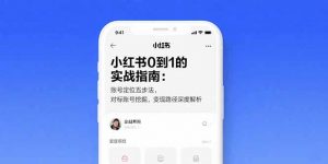 小红书0到1的实战指南:账号定位五步法,对标账号挖掘,变现路径深度解析-聊项目