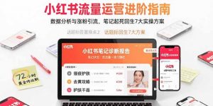 小红书流量运营进阶指南,数据分析与涨粉引流,笔记起死回生7大实操方案-聊项目