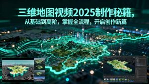 三维地图视频2025制作秘籍，从基础到高阶，掌握全流程，开启创作新篇-聊项目