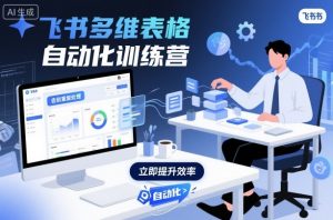 飞书多维表格自动化训练营,手把手教你告别重复处理,用多维表格开启高效办公新模式-聊项目