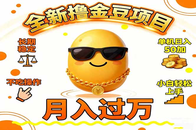 2025全新撸金豆项目 长期稳定单机日入50+不吃操作小白轻松上手月入过万…-聊项目